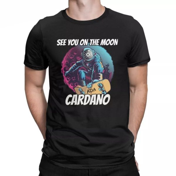 T-shirt Cardano See you on the Moon en coton